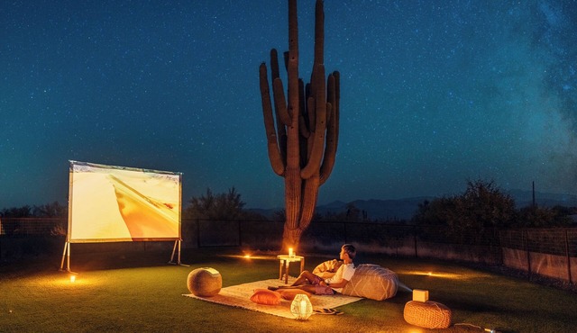 30 ft Saguaro Retreat -Unique Stargazing+ Desert Mountain Viewsn