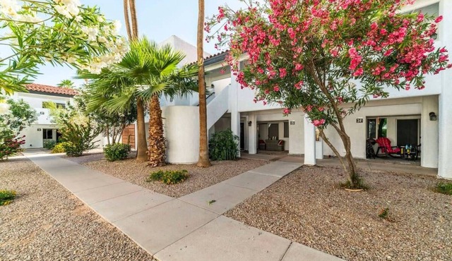 33 Avenida Pool View Studio Avenida king bed downstairs steps to heated pool NO