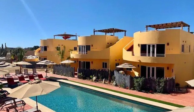 3B Cerritos Beach Condo, Lrg Pool, Baja Sur