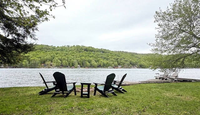 Adirondack Waterfront Camp on First Lake - 5BR - Private docks in Old Forge