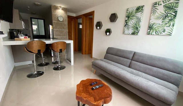 Apt 2 BR1BT cerca de zona centro