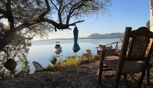 BEACHFRONT/sleeps 4-5/Whale Sharks/New Fridge/Kayaks available