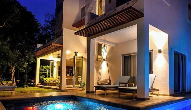 Beautiful 5-Room Villa w/Private Pool in Puerto Morelos — 5 min from the beach!