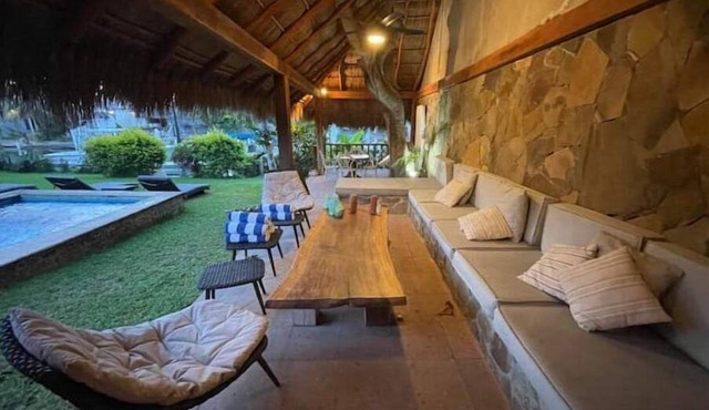 Beautiful house with marina and palapa