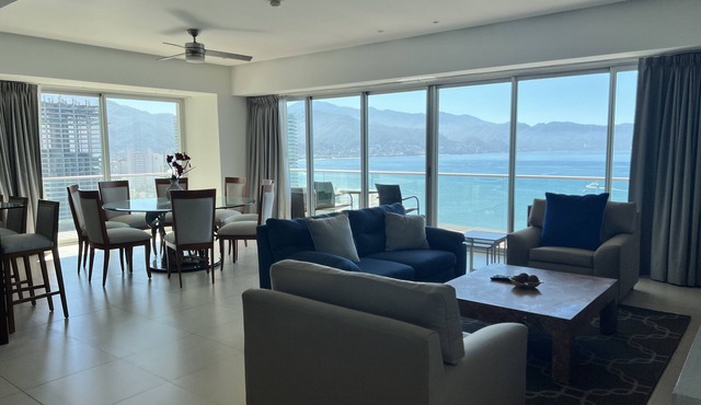 Best view and location at ICON Vallarta.10 min from airport and 15 min downtown