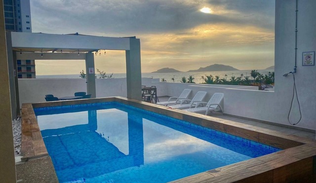 Brand new apartment only 90 m from the beach