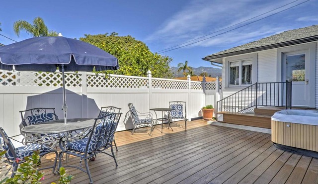 Carpinteria Apt w/Hot Tub - 10 Min Walk to Beach!