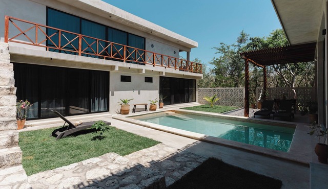 Casa Ideal Para Familias y Viaje con Amigos, muy Privada. Cerca de Chichen Itzá