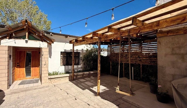 Casa MiRó Creel, a cozy place with an indoor fireplace.