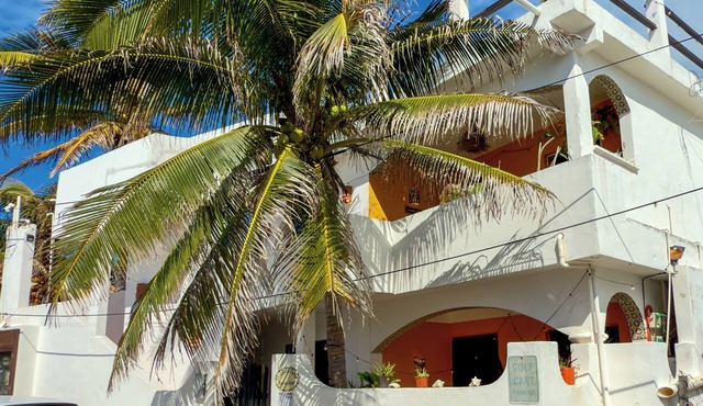 Casa Roca Caribe 2nd Floor Suite - 2 bedroom, 2 bath, Ocean Front Balcony