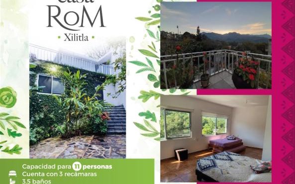 Casa ROM, en Xilitla con bellas vistas
