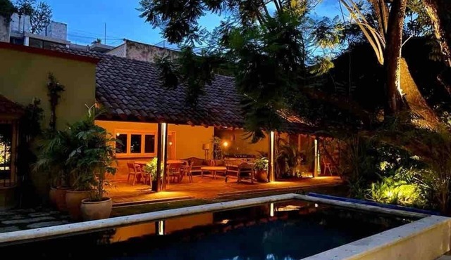 Casa Verde Pool AC & Garden in Historic Center
