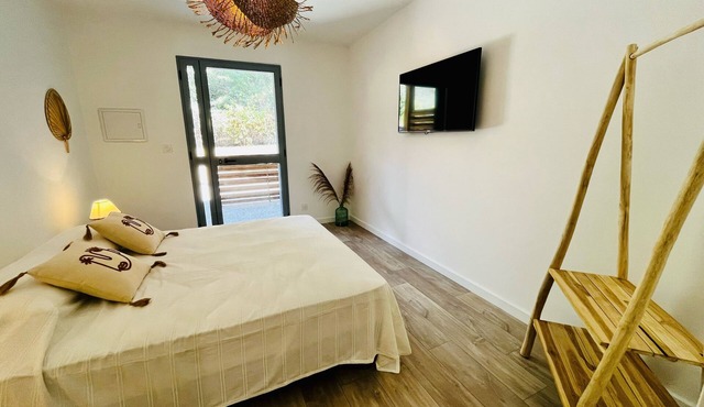Chambre Double Avec Terrasse N°4 in Centuri