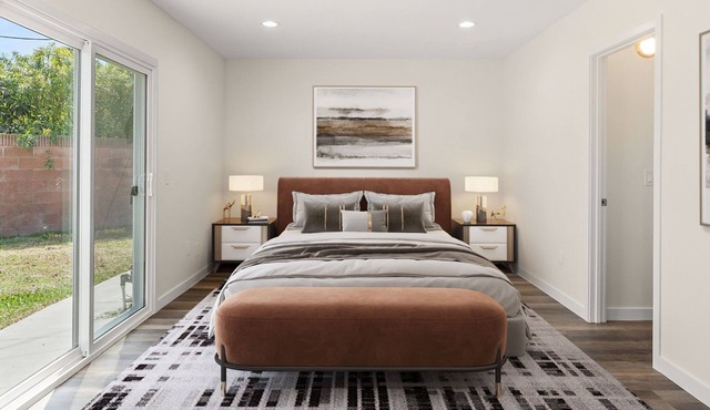 Charming 1-bedroom House, with Dedicated Workspace, AC & W/D in Unit