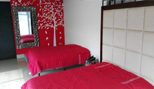 comfortable bedroom in second level at East of Torreon Coahuila .