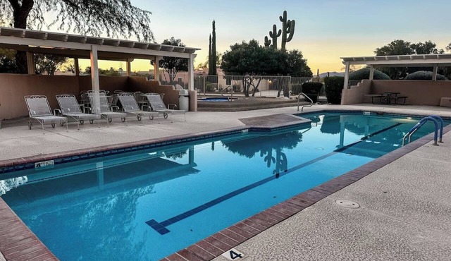 Community Pool & Spa | Office | 4 BR 3 BA | Yard