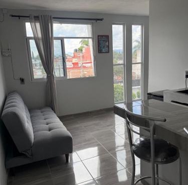 Dept Centrico con vista y cocina equipada