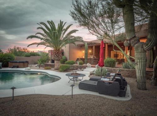 Desert Hideaway Shuffleboard Court Golf Billiards