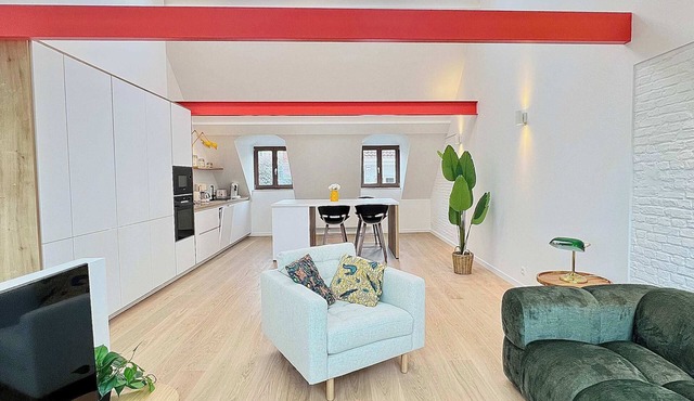 Duplex design et élégant au cœur de Bruxelles