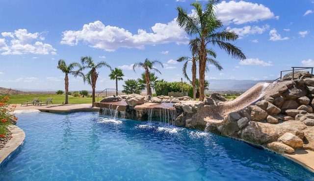 Enjoying relaxing in your own grotto while staying cool from the summertime heat