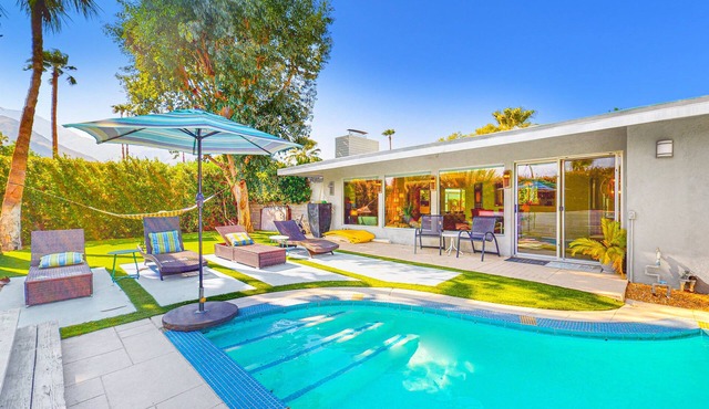 Entertain at this dog-friendly home w/pool & hot tub, blocks from downtown