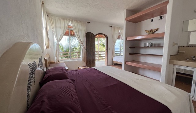 Epic Oceanfront Room on Playa La Saladita