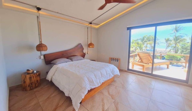 Espectacular Suite Frente a Playa Zicatela 1BDR