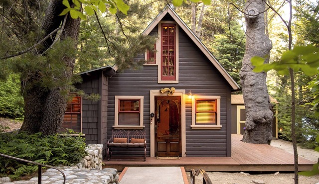 Fairytale themed secluded cabin- pets ok, king bed, fast Wi-Fi!