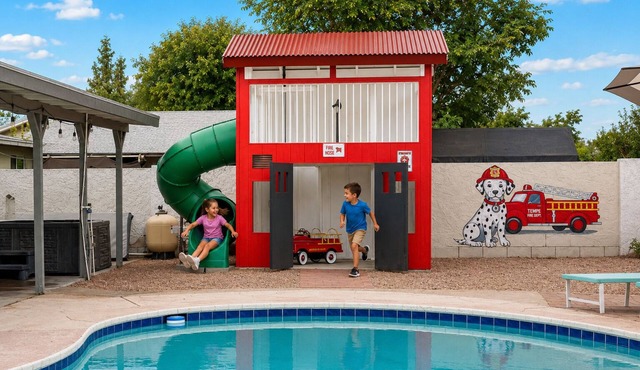 Family Escape | Pool | Fire-Station Playhouse