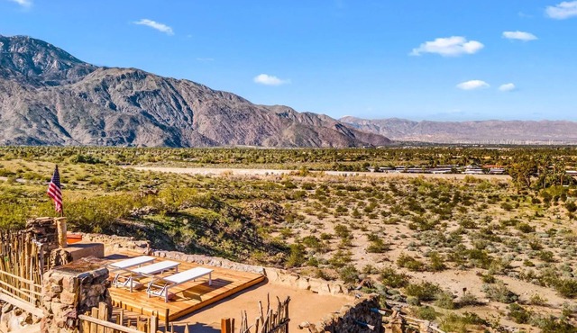 Fantastic views and seclusion, but only five minutes to town!