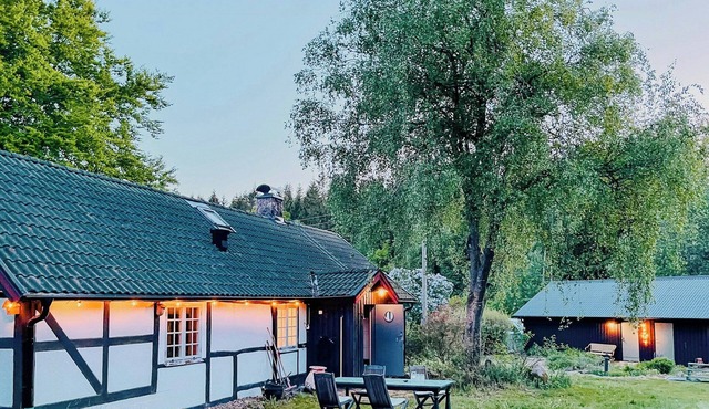 Framed structure with annexes in Österlen in Brösarp