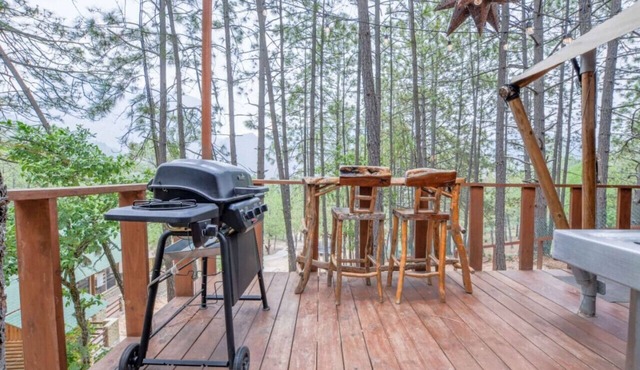 Glamping experience surrounded by nature