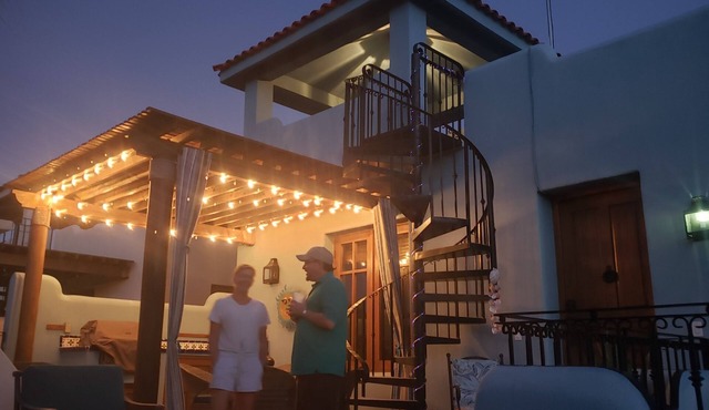 Gorgeous Casita Steps from the Beach with Spectacular Mountain Sunset Views!