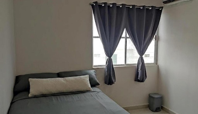 habitación en departamento cerca de la playa
