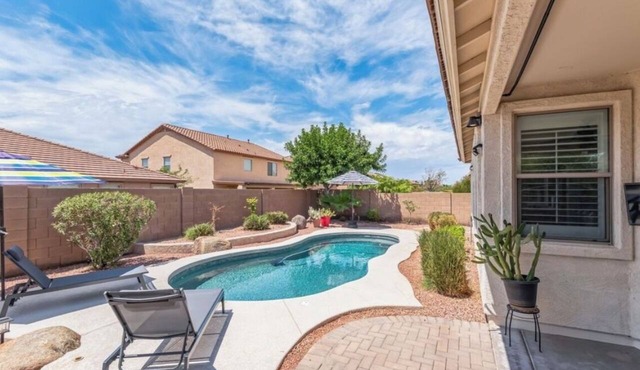 Heated Pool & Hot Tub! Spacious 4BR Goodyear Home