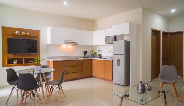 Hermoso departamento con alberca, a 10 minutos de la playa!