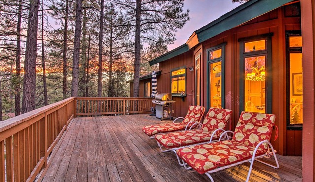 Hike, Ski, Fish: Big Bear Lake Lodge w/Deck
