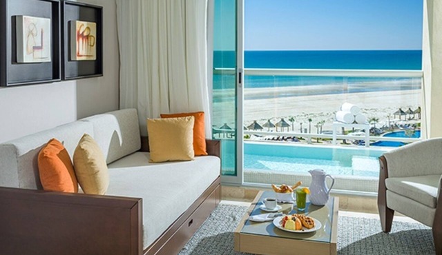 Hotel room on the beach at Puerto Penasco, Gulf of California