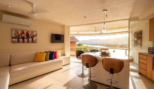 KK 102 Villa, Acogedor Condo con vista al mar en Playa la Madera