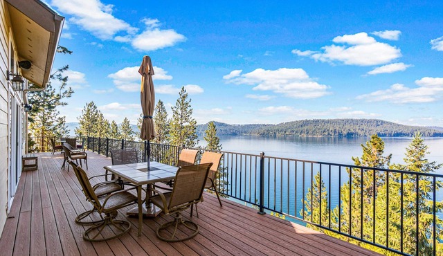 Lakefront home with tram, dock and water access