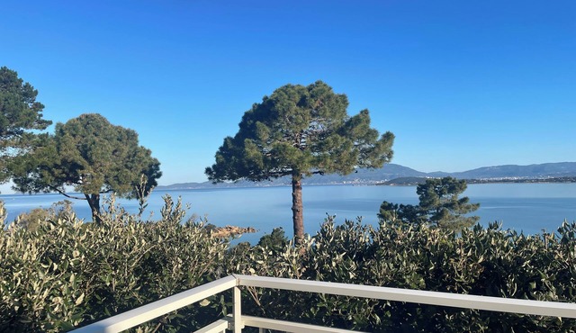 Le Paradis de Coti-chivari: sea view, maquis and eucalyptus forest.