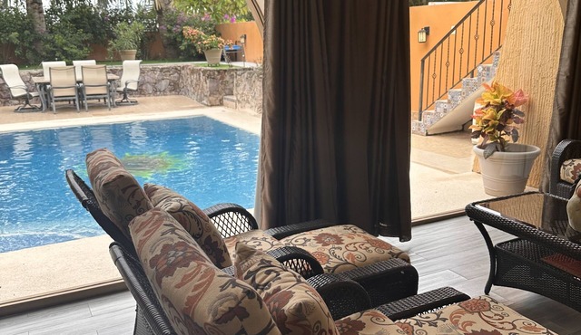 Located on El Cid golf course, private pool, minutes to the beach.