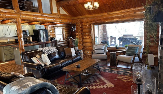 Log Cabin on Caribou Lake in Chippewa National Forest