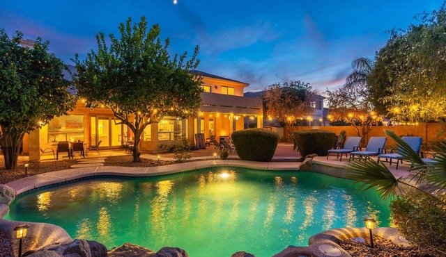 Luxury 5 Bedroom Scottsdale Home with Heated Pool!