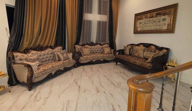 Luxury Marble Estate w/Grand Ceilings,Designer Interiors & Elegant Living Spaces