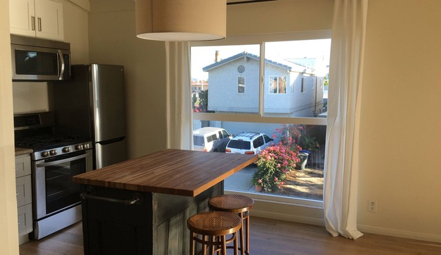 Mid Century Beach Studio, Love Shack, completely remodeled, upstairs, view