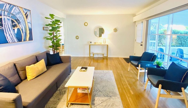 Mid-Century Long Beach Home with Private Backyard & Parking