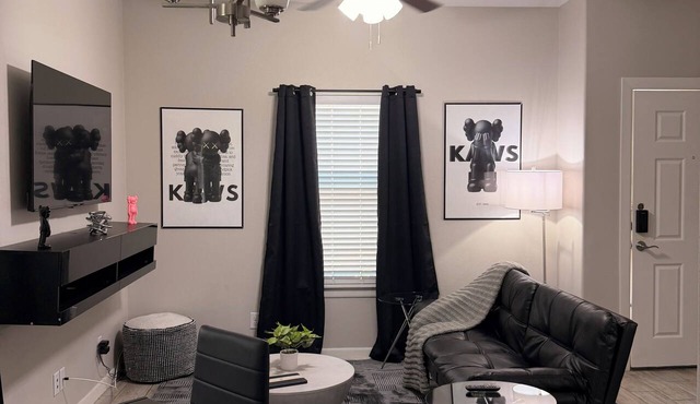 Modern 1-bedroom apartment with AC in charming Edinburg