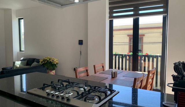 Modern 2 bedroom apartment, a short walk from downtown.