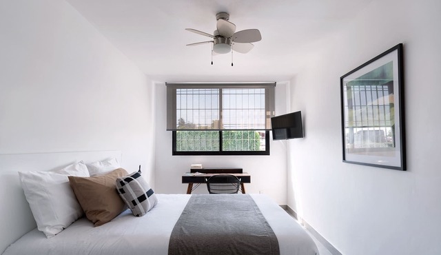 Modern Studio Apartment with Garden Entry